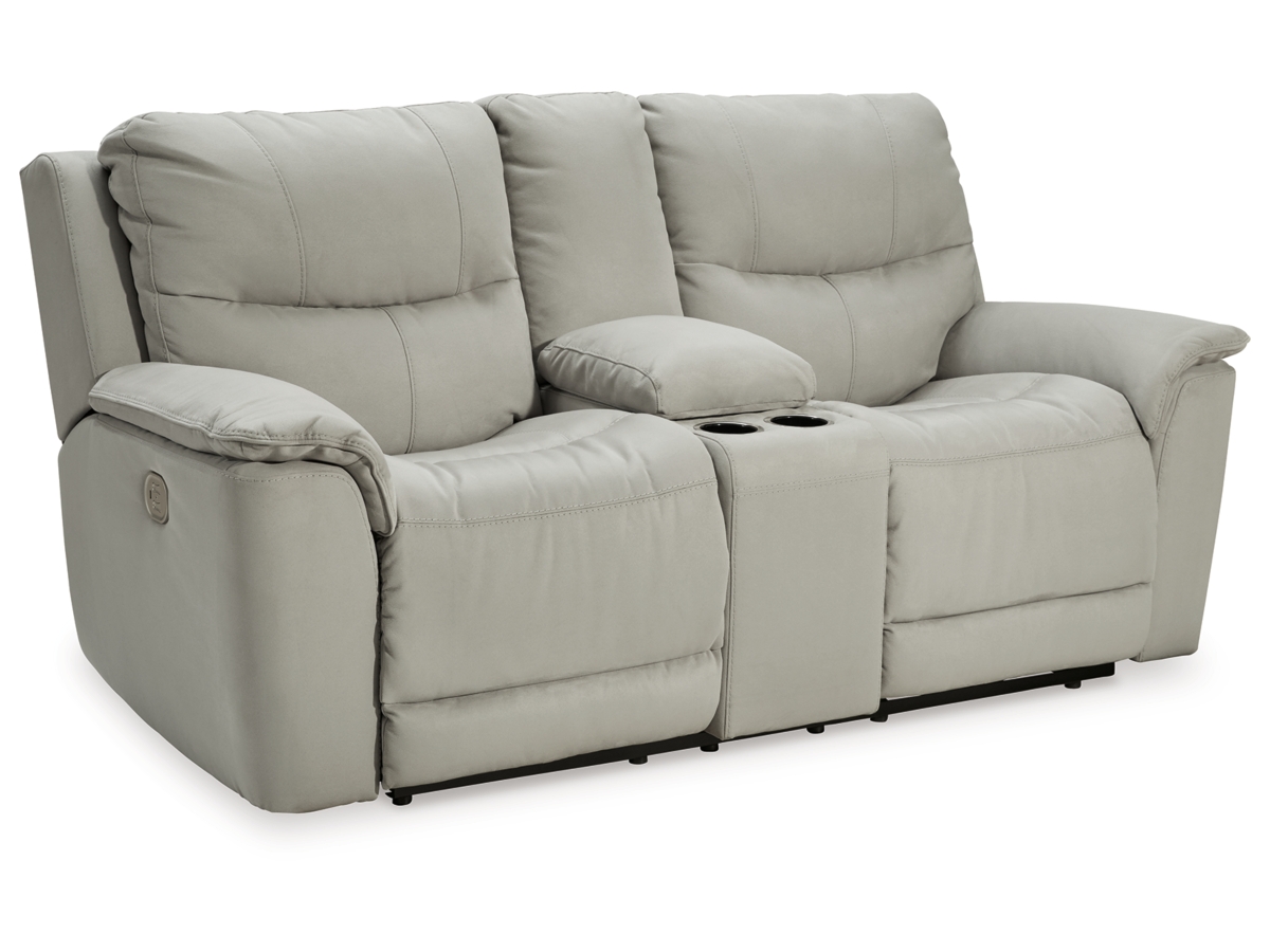 PSーLOVE Next-Gen Gaucho Dual Power Reclining Loveseat with Console