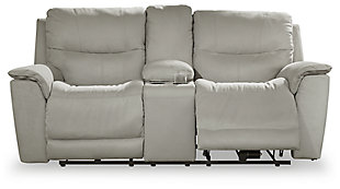 Next-Gen Gaucho Power Reclining Loveseat with Console, Fossil, large