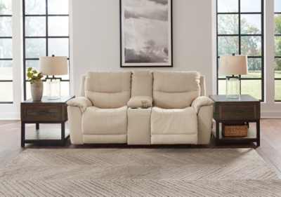 Next-Gen Gaucho Power Reclining Loveseat with Console, Latte, large