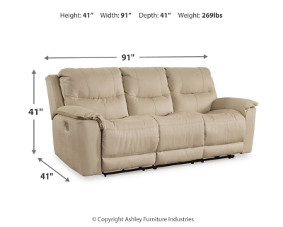 Next-Gen Gaucho Power Reclining Sofa, Latte, large