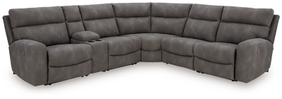 Next-Gen DuraPella 6-Piece Power Reclining Sectional, Slate, large