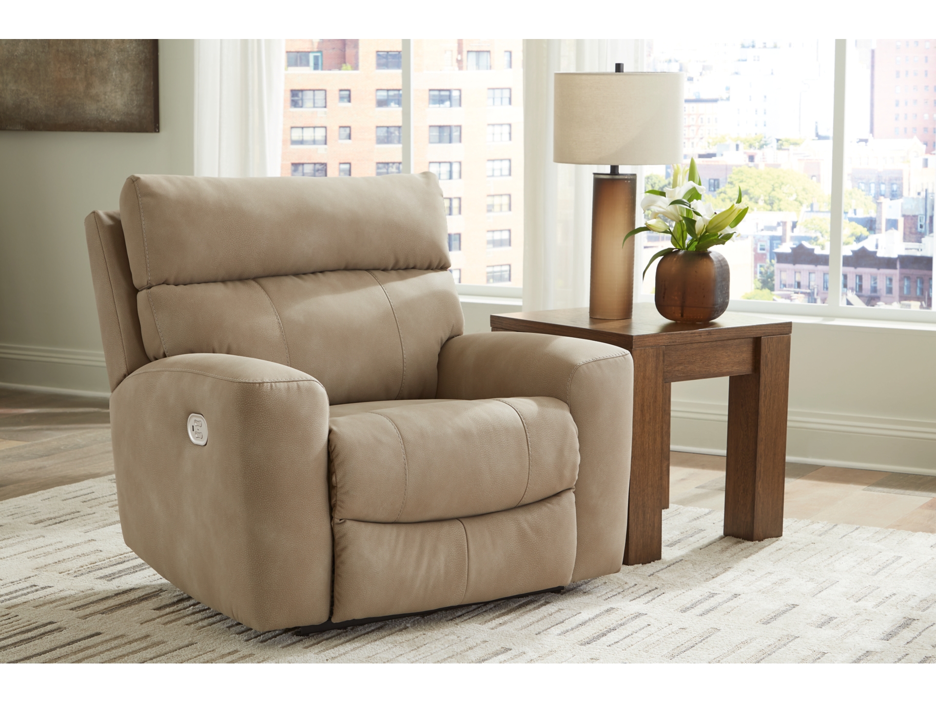 Image 3 of  Next-Gen DuraPellaPerformance Fabric Power Reclining Modular sectional