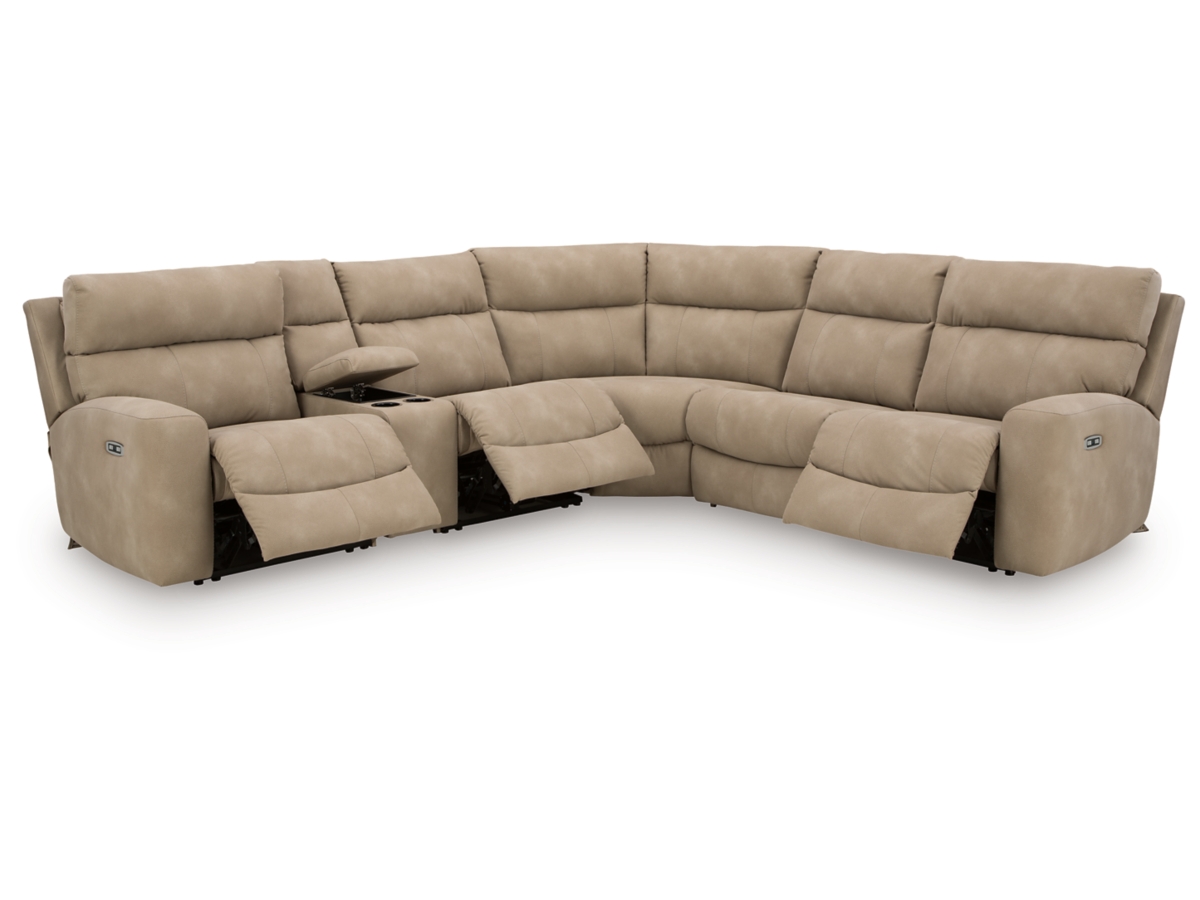 Next-Gen DuraPella Performance Fabric 6-Piece Dual Power Reclining