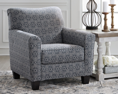 Ashley furniture blue discount chair