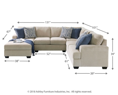 Enola 4 Piece Sectional With Chaise Ashley Furniture Homestore