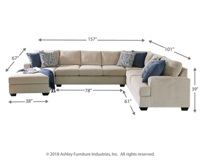 Enola 4-Piece Sectional with Chaise | Ashley