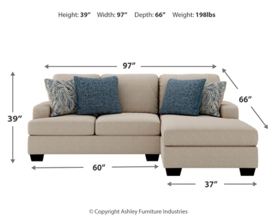 Enola sepia outlet sectional