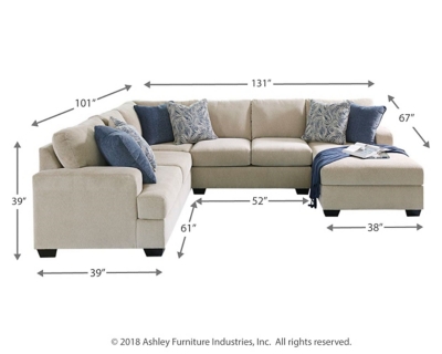 Enola 4 Piece Sectional With Chaise Ashley Furniture HomeStore