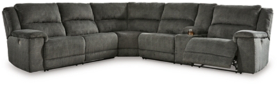 Keensburg 3-Piece Power Reclining Sectional, Smoke, large