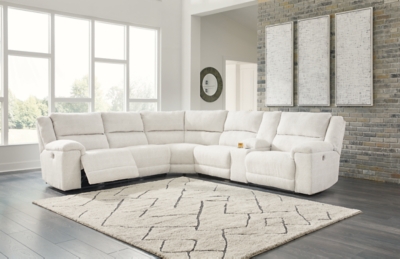 Keensburg 3-Piece Power Reclining Sectional, Linen, large