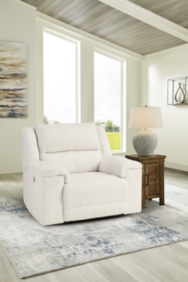 Keensburg Oversized Power Recliner, Linen