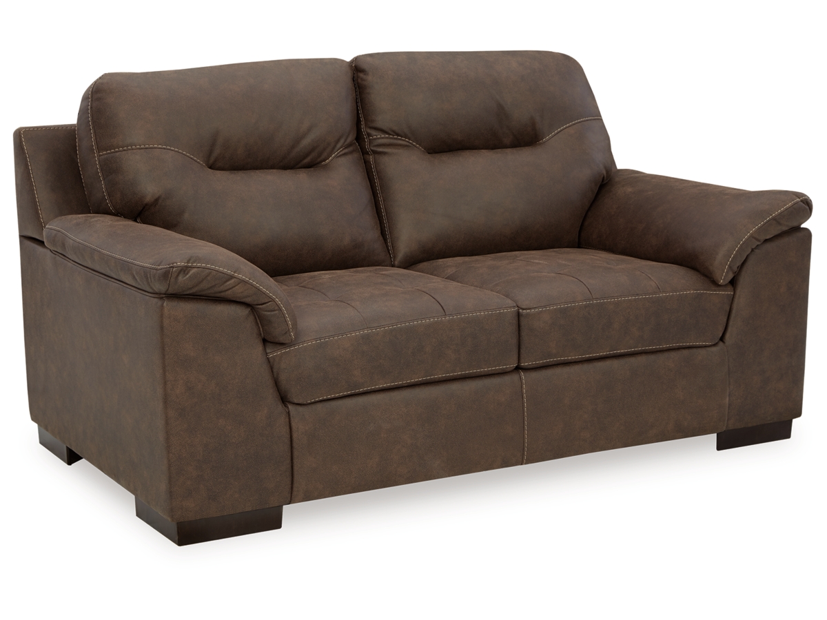 Maderla Loveseat - Walnut Maderla Loveseat - Walnut