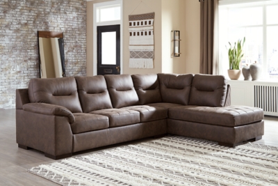 APK-62002-R2 Maderla 2-Piece Sectional with Chaise, Walnut sku APK-62002-R2