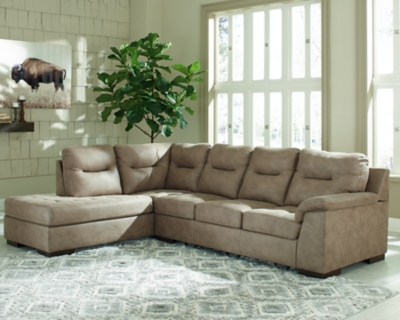 APK-62003-L2 Maderla 2-Piece Sectional with Chaise, Pebble sku APK-62003-L2