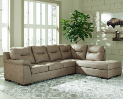 APK-62003-R2 Maderla 2-Piece Sectional with Chaise, Pebble sku APK-62003-R2