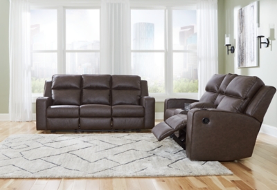 Lavenhorne Sofa and Loveseat, Umber