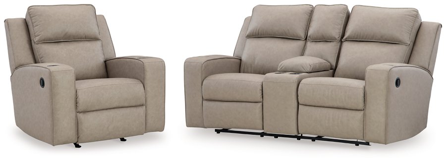 Sofá reclinable de dos plazas y sillón reclinable Lavenhorne - image 1