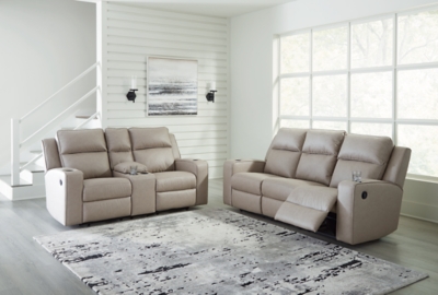 Lavenhorne Sofa and Loveseat, Pebble