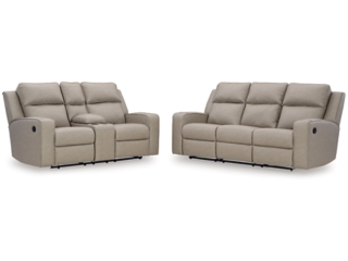 Lavenhorne Manual Reclining Sofa and Loveseat