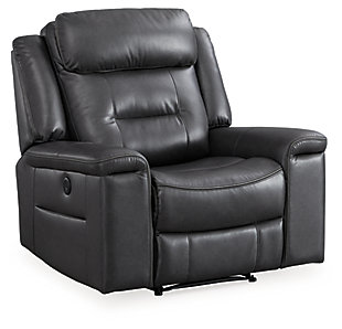 McAdoo Power Recliner, Charcoal, large