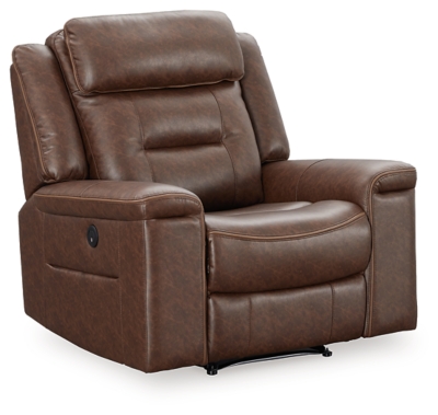 McAdoo Power Recliner, Caramel, large