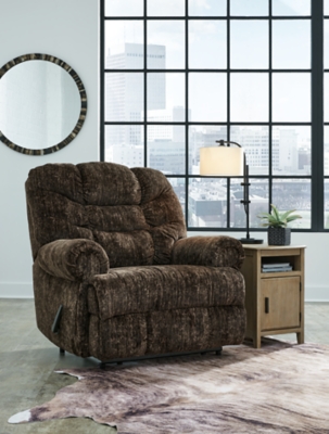 6380229 Movie Man Oversized Manual Recliner, Chocolate sku 6380229