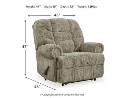 Ashley big man discount recliner