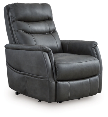 Strawbill Power Lift Recliner, Shadow, large