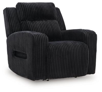 TwinBrooke Power Recliner, Black, large