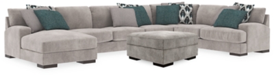 Bardarson 4-Piece Sectional with Ottoman, , large