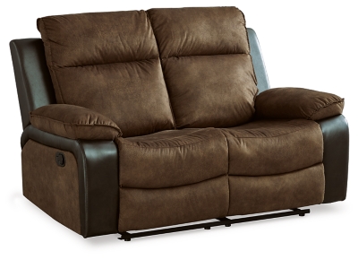 Woodsway Reclining Loveseat, Brown, large