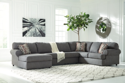 Jayceon 3-Piece Sectional with Chaise, Steel, rollover