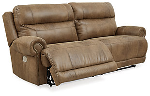 Grearview Power Reclining Sofa, Earth, large