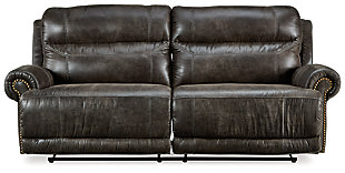 Grearview Power Reclining Sofa, Charcoal, large