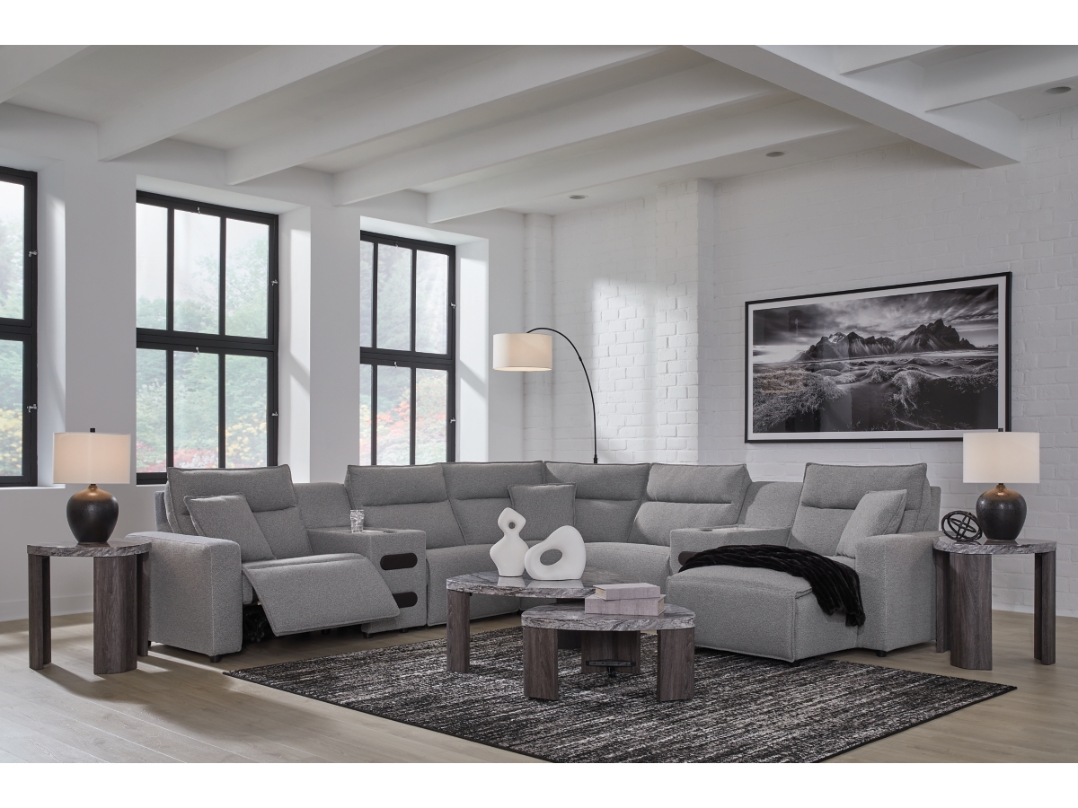 ModMax II 7-Piece Next-Gen Nuvella™ Performance Fabric Dual Power