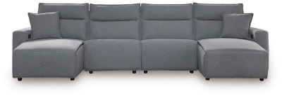 ModMax II 4-Piece Power Reclining Sectional with Chaise, , large