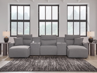 ModMax II 4-Piece Next-Gen Nuvella™ Performance Fabric Dual Power