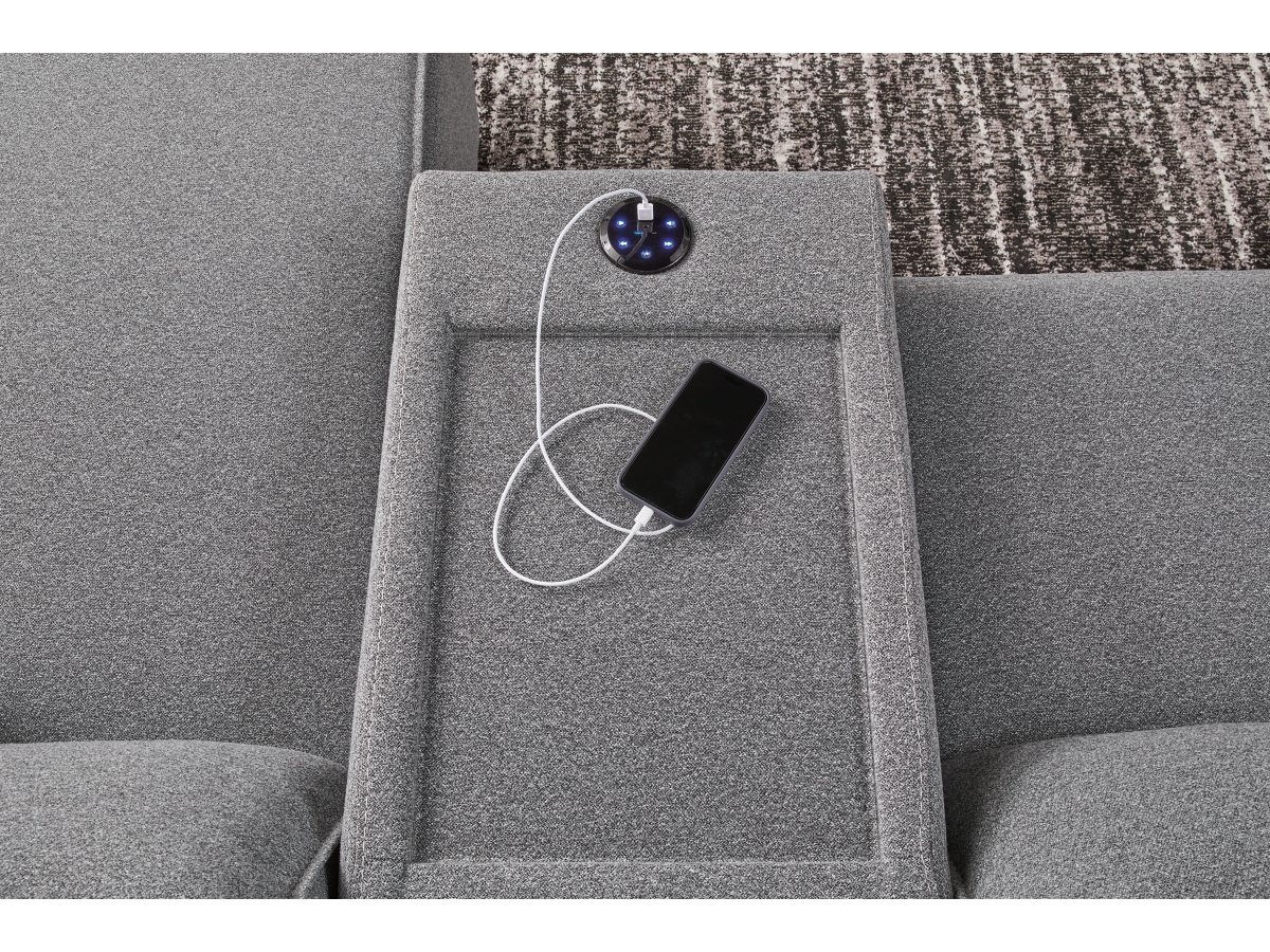 ModMax II 7-Piece Next-Gen Nuvella™ Performance Fabric Dual Power