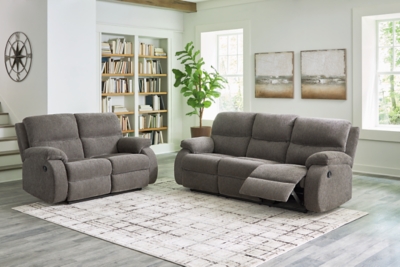 Scranto Sofa and Loveseat, Brindle