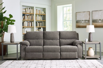 Scranto Manual Reclining Sofa, Brindle