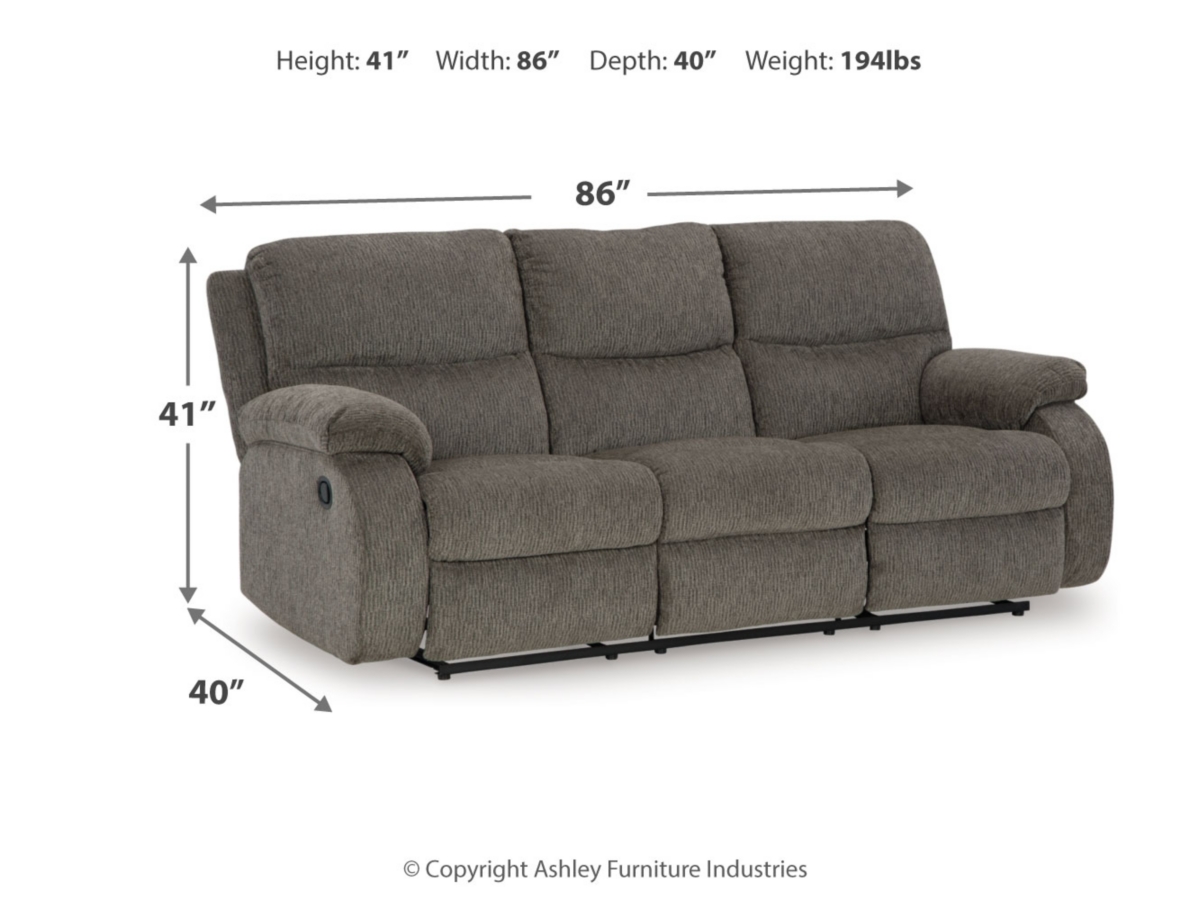Scranto Reclining Sofa - Brindle Scranto Reclining Sofa - Brindle