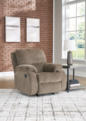 Scranto Manual Recliner, Oak