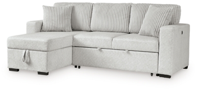 Poppleton 2-Piece Sectional with Pop Up Sleeper and Chaise