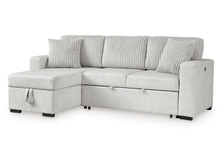 Poppleton 2-Piece Sectional with Pop Up Sleeper and Chaise