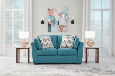 Keerwick Loveseat, Teal