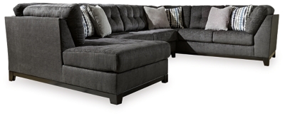 Reidshire 3-Piece Sectional with Chaise, Steel, large