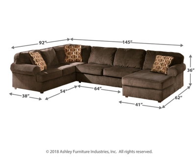 Vista 3 Piece Sectional Ashley Furniture Homestore
