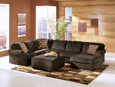 Ashley Sectional Sofas at Jerry's Furniture in Jamestown ND