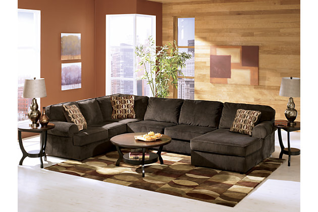 Vista 3 Piece Sectional With Chaise Ashley Furniture Homestore