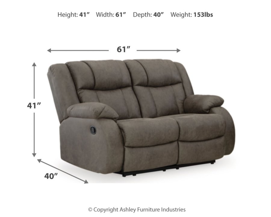 First Base Reclining Loveseat - image 5